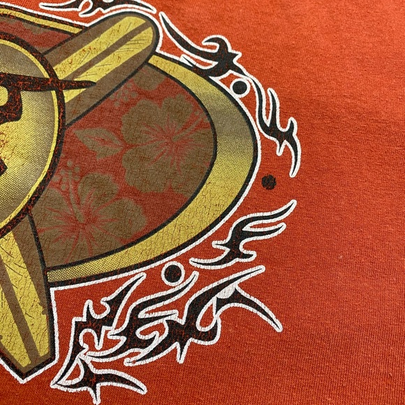 Orange Maui Tribal T-Shirt - Picture 4 of 10